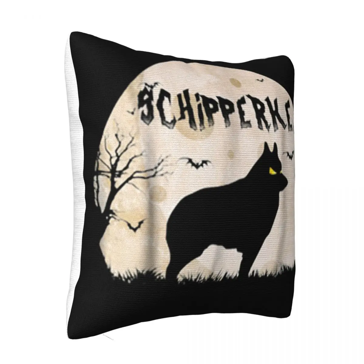 Awesome Scary Schipperke Halloween Rock Selling Boy Chinese Style Best Selling Solid Color Fitness Plus Size Pillow Case