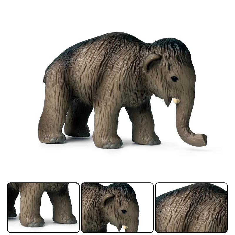 Oenux Afrikanische Wilde Tiere Elefanten Modell Simulation Große Mammut Action-figuren Figur PVC Pädagogisches Spielzeug Für Kinder Geschenk – Detail 16