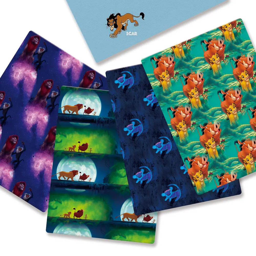 disney Lion king 140CM Cartoon cotton fabric Patchwork Tissue Kid Home Textile Sewing Doll Dress Curtain Polyester cotton Fabric