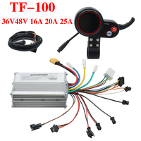 TF-100 Electric Scooter 36V 48V Brushless Intelligent Motor Controller + 5/6 Pins Instrument Display for Kugoo M4 Scooter