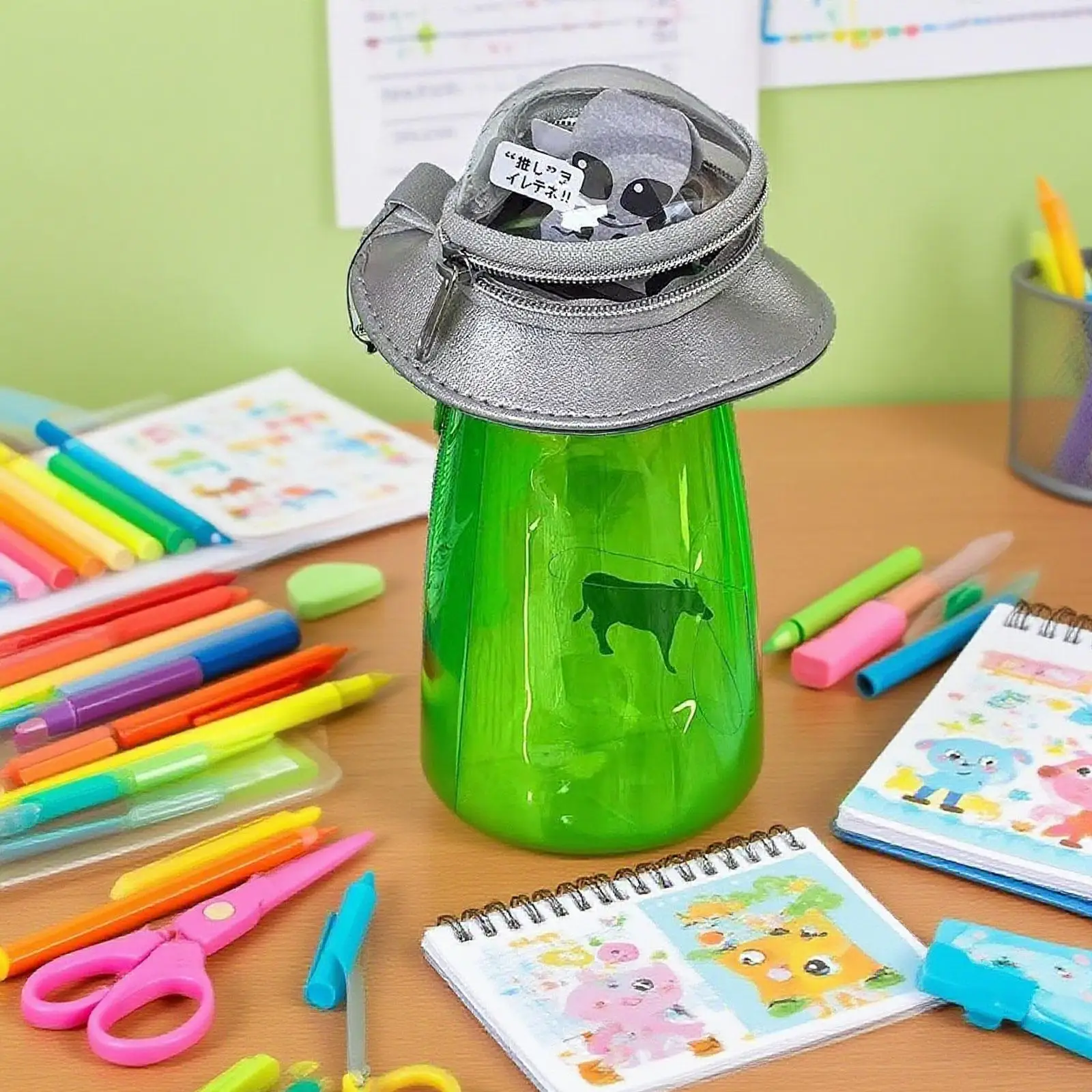 鉛筆ケース ユニークなコレクター向け PVC ポータブル鉛筆ポーチ 旅行、家庭、仕事用