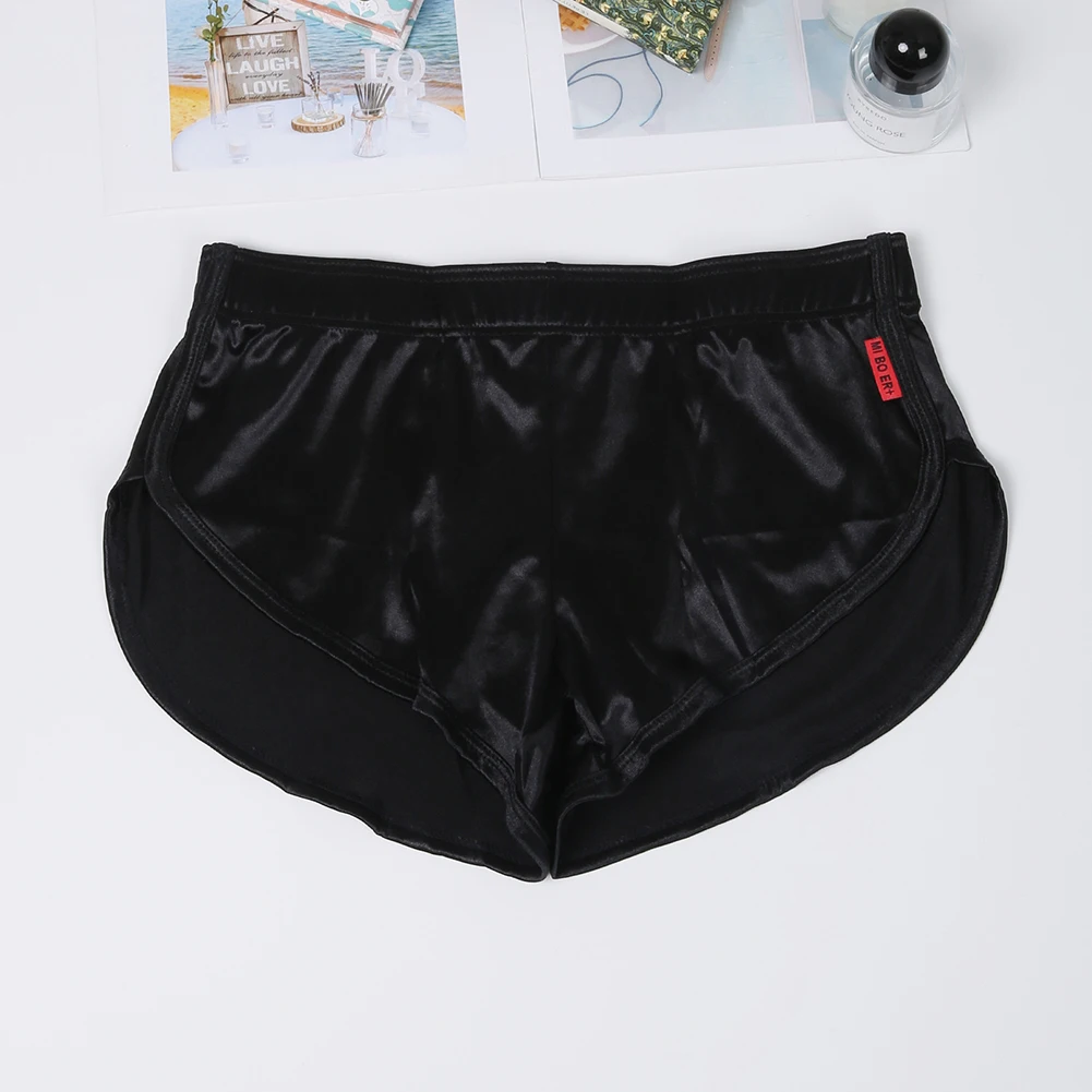 Men\\\\\\\'s Homewear Boxer Shorts Polyester Lounge Sleep Bottoms Comfortable Lightweight Sleepwear Short Pants for Rest