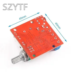 Bảng khuếch đại âm thanh âm thanh âm thanh mini hi-fi, kênh kép, lớp D, giá thấp nhất, PAM8610, 10W + 10W 12V, 2x10W 12 Bộ khuếch đại bán hàng chính 10 Watts - №10