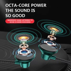 Type C HiFi Bass Stereo Headphones, Volume Headset Control with HD MIC, 3.5mm with Earbuds Wire for iPhone 15, Samsung Galaxy Earphones, # 12 Main Sales Samsung Headset - №9