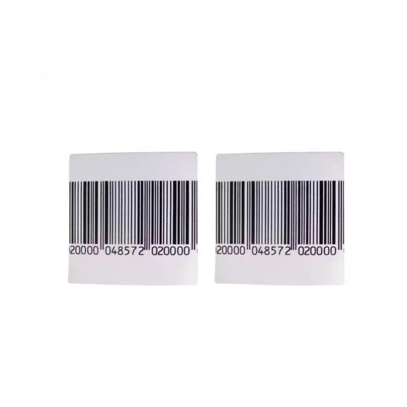 Customized. Factory Customized Supermarket Anti-Theft Label RF Soft Label Coated Paper Soft Label 8.2mhz Barcode Soft Label
