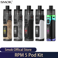 Original SMOK RPM5 Kit Box Mod Built-in 2000mAh Battery 80W Vape With 6.5ml Cartridge DL Vaping Electronic Cigarette Vaporizer