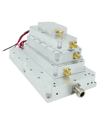 Aangepaste Draagbare 433Mhz Optionele 2.4Ghz Rf Module Uav Jammer Eindversterker Module 28W Anti Drone Teller Uav Systeem Auds