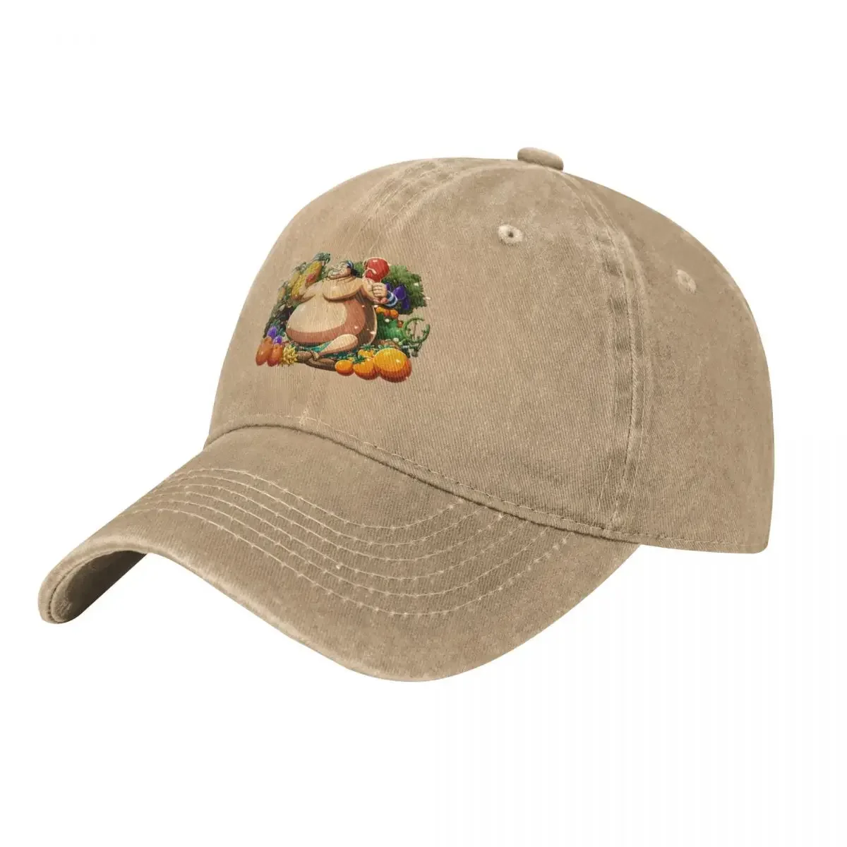 Fat Usopp Eating Food Baseball Cap dad hat Kids Hat Men's Luxury Women's