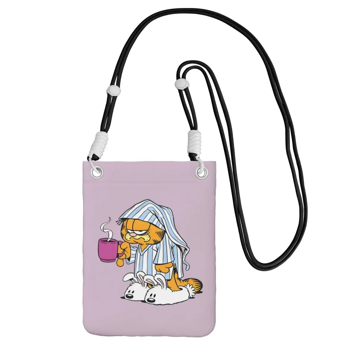 

Custom G-Garfielded Carry A Mobile Phone Bag Diagonally Men Women Cartoon Anime Mobile Phone Bag for Traveling Phone Money Pouch