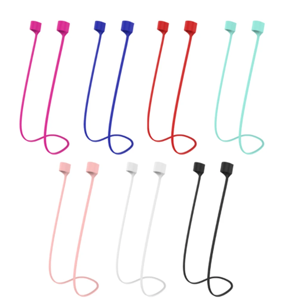 Corde magnétique Anti-perte pour AirPods Pro, corde de cou suspendue en Silicone souple pour casque