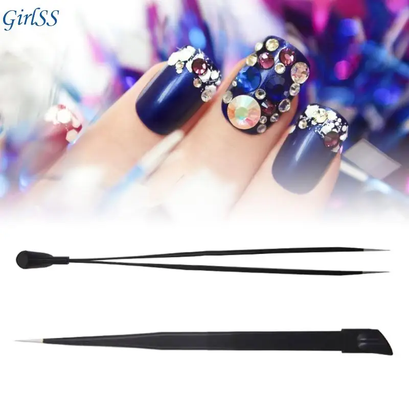 Ferramenta manicure dupla face antiderrapante alça fácil transportar acessórios para unhas T4MB