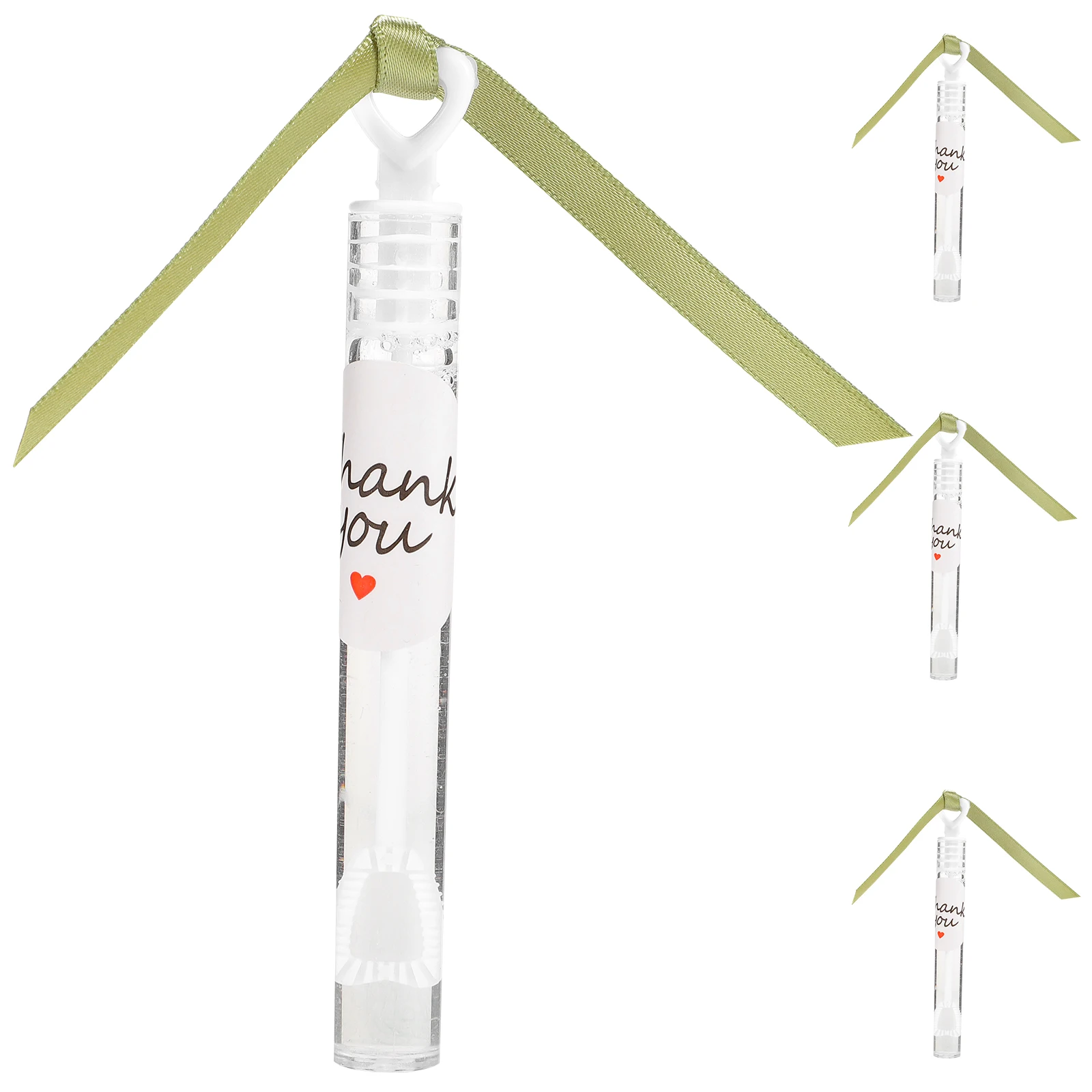 ラブボトル軽量記念品充填チューブミニワンドウェディングバブル3個