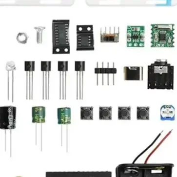 

Digital FM Radio DIY Kit 87.5-108MHz Soldering Practice Electronics Learning Set With RDA5807M Module And Antenna In Stock
