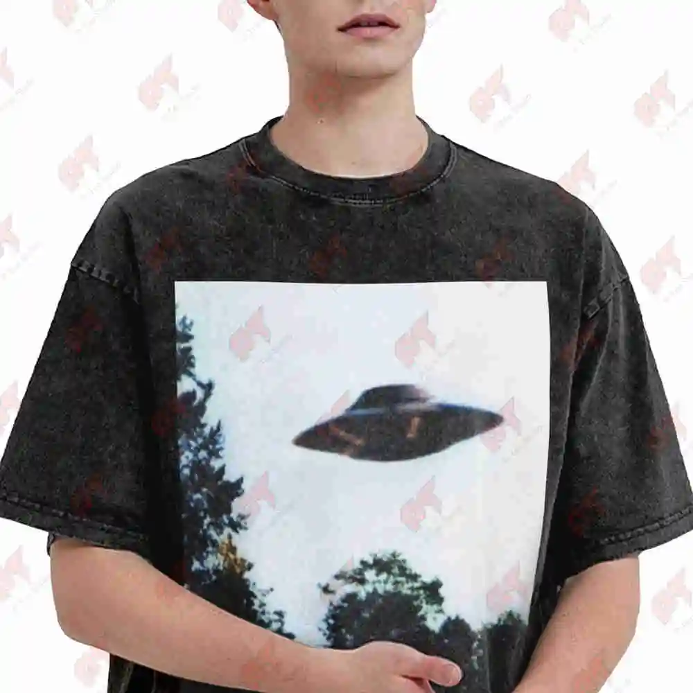 X Files I Want To Believe Vintage Washed Tee Pure Cotton T-Shirt
