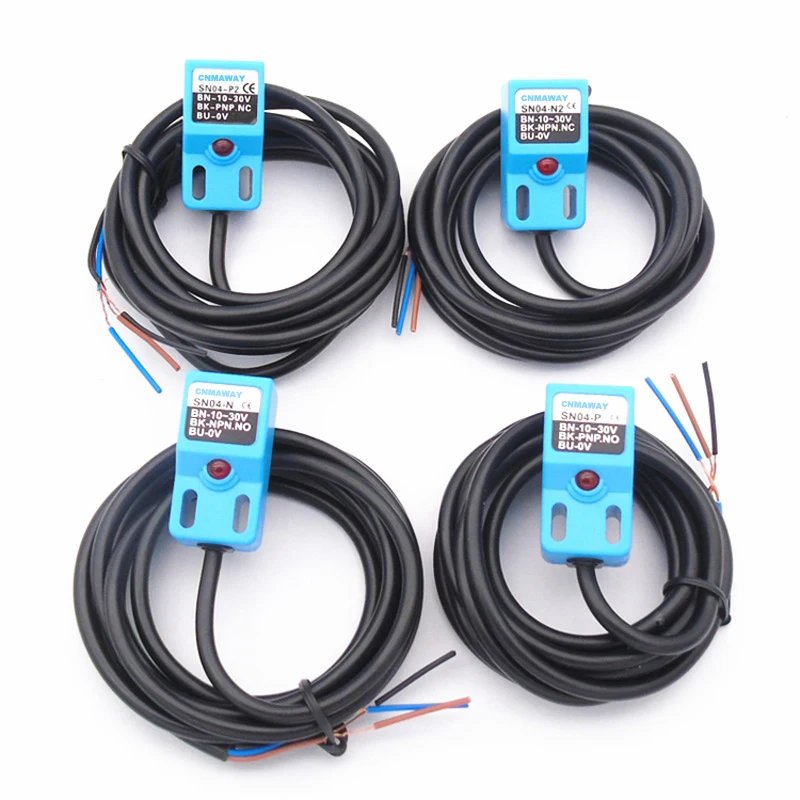 1PC SN04-N Proximity switch metal detection sensor for metal inspection SN04-N2 SN04-P SN04-P2 Y1 Y2 D1 D2 NPN PNP NC NO