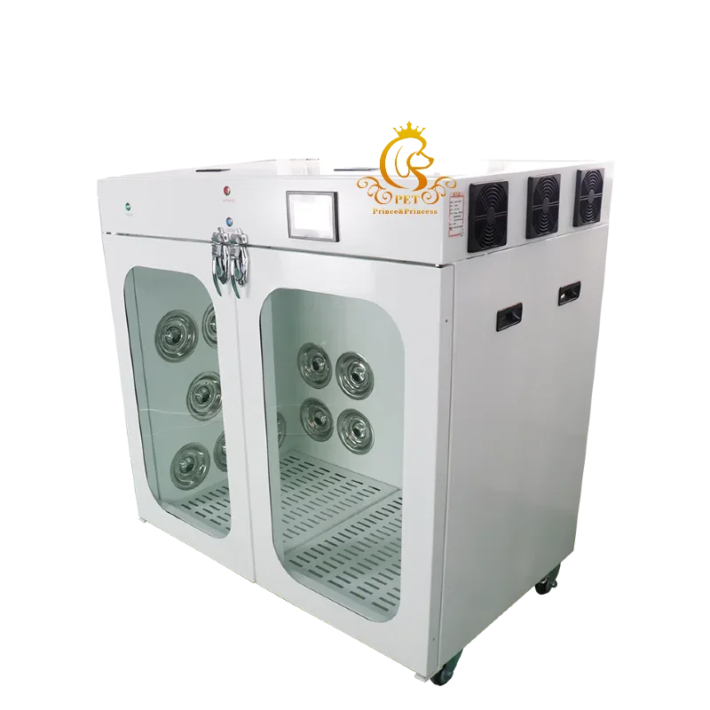 Big Strong Wind And Low Noise Pet Dryer Box Commercial Customized Pet Dryer Double Door For Large Pet