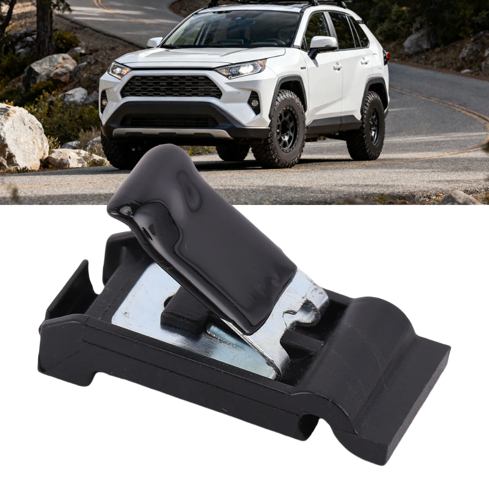 

Автомобильный пружинный зажим для топливной двери, пружинный зажим для открывания топливной двери 77360-35040, защелкивающаяся конструкция, замена для Avalon 2019-2022