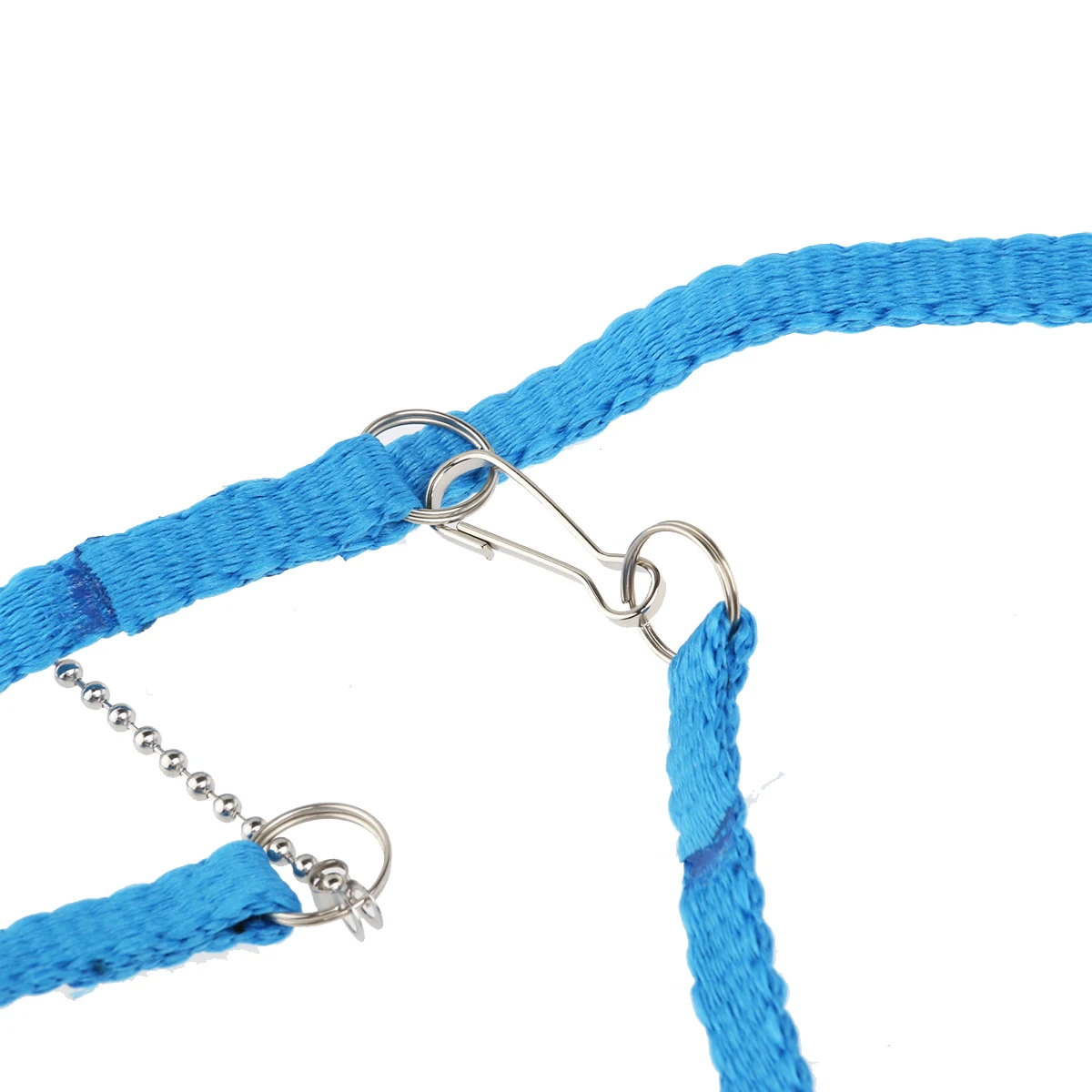 

Lizard Harness Leash Adjustable to 23Cm Chest 40Cm Harness 80Cm Leash Nylon Metal for Outdoor Walking Blue