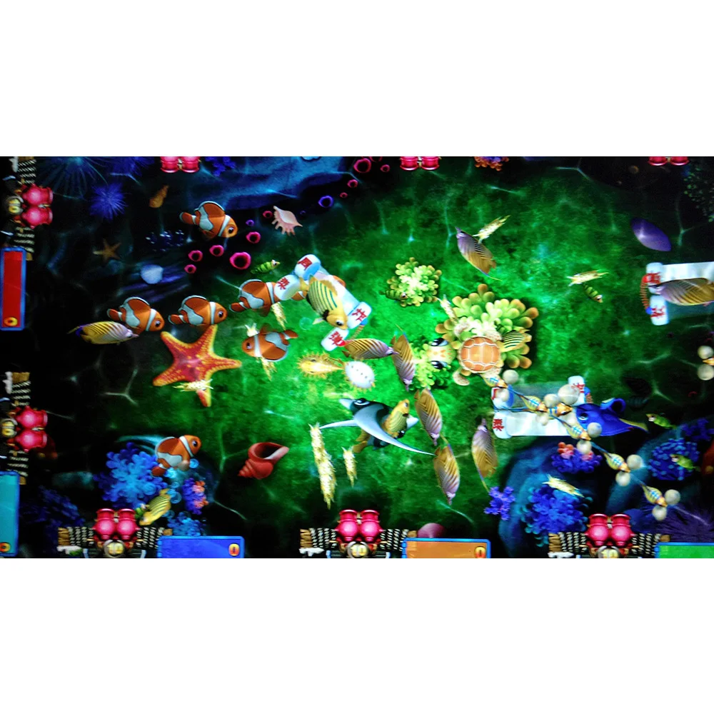 USA Popular 4/6/8/10 Players Similar Bomb Fish Hunter Arcade Shooting Game Machine Host Accessories