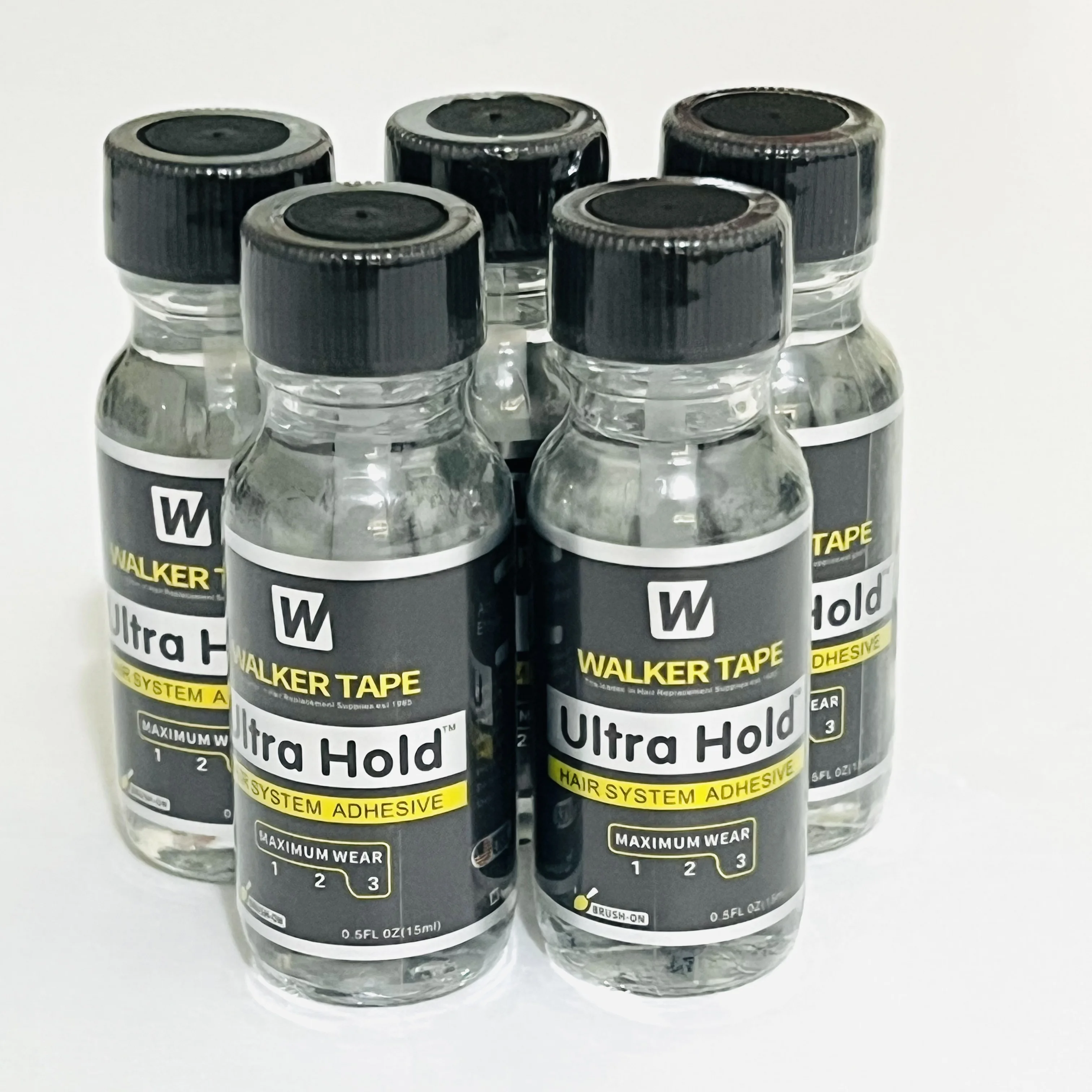 

Wholesale Waterproof Transparent Lace Adhesive Walker Tape Ultra Hold Lace Wig Glue for Hair Replacement Brush-on Glue