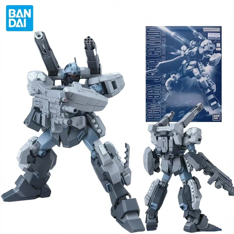 

In Stock Bandai Original GUNDAM JESTA CANNON MG 1/100 RGM-96X Assembly Anime Action Figure Model Toys Dolls Collectible Gifts