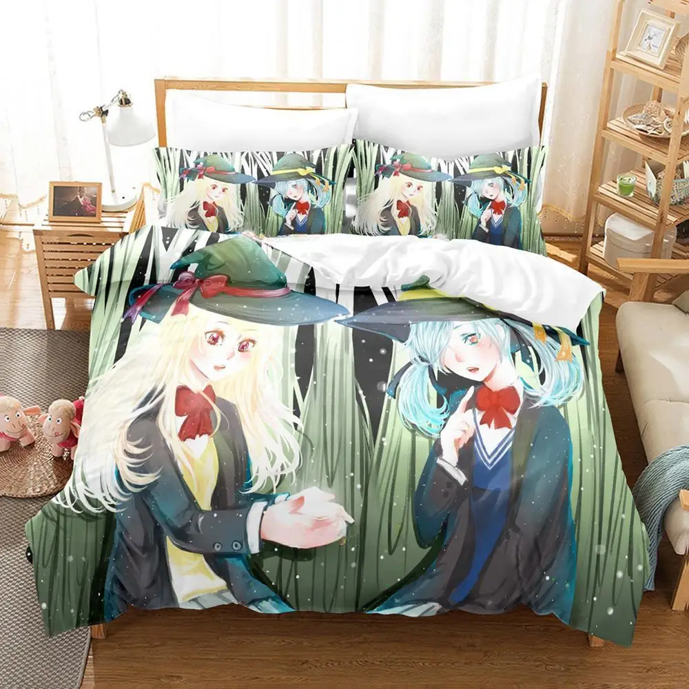 Yamada-kun and the Seven Witches Bedding Set Cartoon Anime three-piece set Adult Kid Bedroom Duvet cover Sets 3D Kawaii Girls