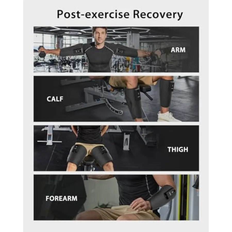 Massaggiatore per gambe senza fili con calore e compressione dell'aria per migliorare la circolazione e il sollievo dal dolore durante un lungo viaggio ricaricabile Ca