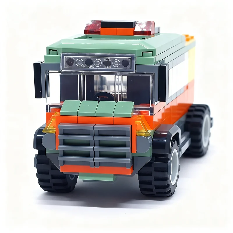 210pcs MOC City Explorer Truck Model Building Blocks DIY Toys Creative Christmas Gift Architecture Idea Education Brick Birthday