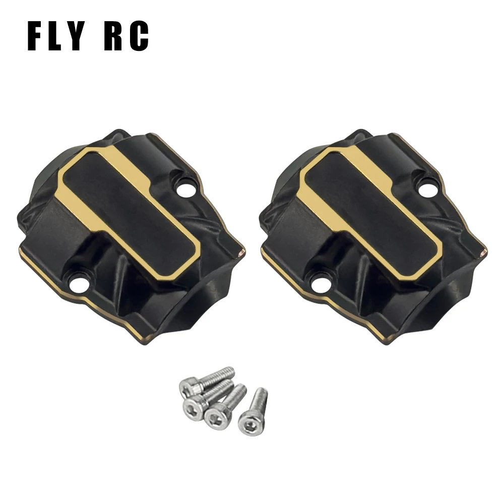 Redcat Ascent 18 Upgrade Parts Brass Differential Covers Front and Rear Axle Diff Cover For Rc Car Crawler Accessories 1/18