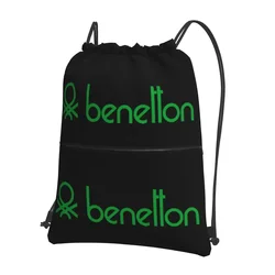 United Colors Of Benetton Portable Backpacks Drawstring Bag Fashion Drawstring Bundle Pocket Sundries Bags For School Students