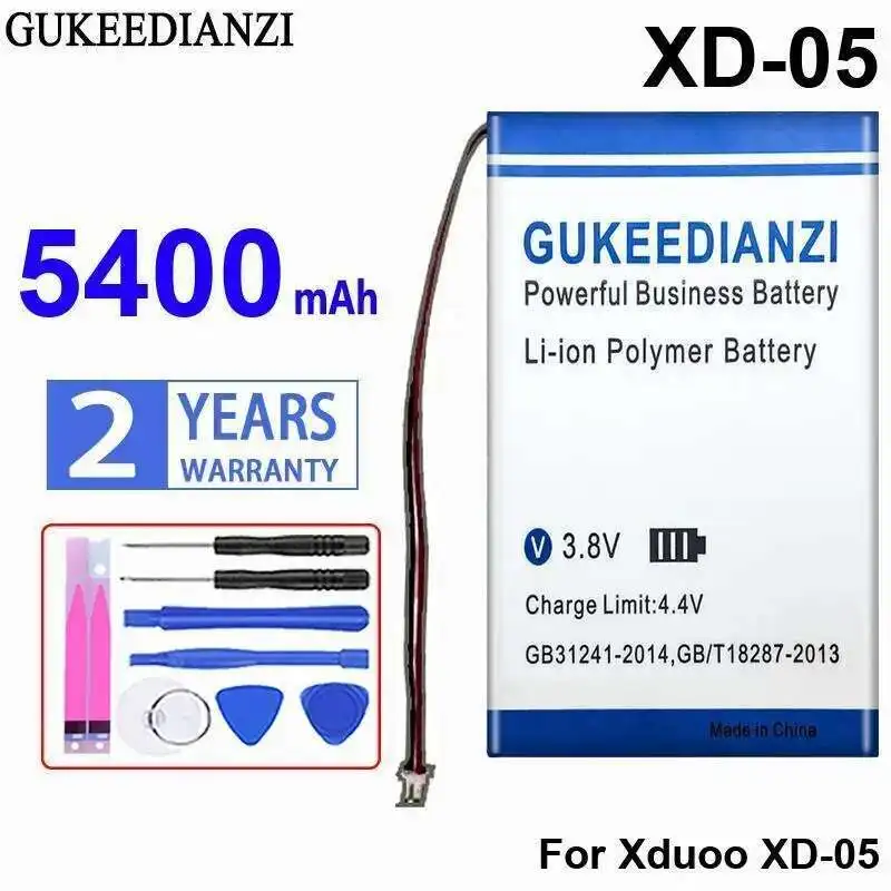 

Быстрая зарядка аккумулятора аудиодекодера 5400 мАч, безопасного для Xduoo XD-05