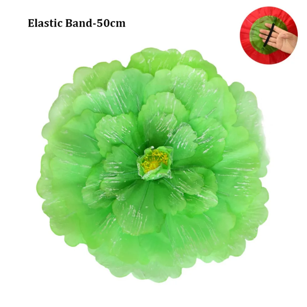 

17/20/30/40/50 см цветок пиона танцевальный реквизит ткань красочный детский сад танцевальное представление творческое представление ручной цветок