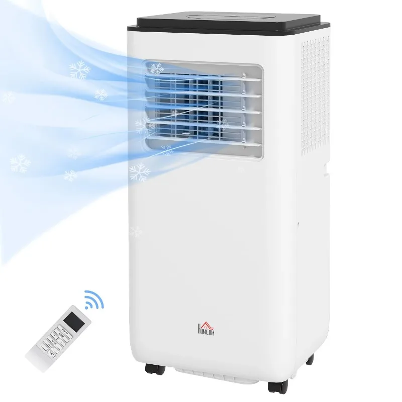 Portable Air Conditioner 10000 BTU Covers 440 Sq Ft with 24 Hour Timer Dehumidifier Fan for Room or Car Compatible