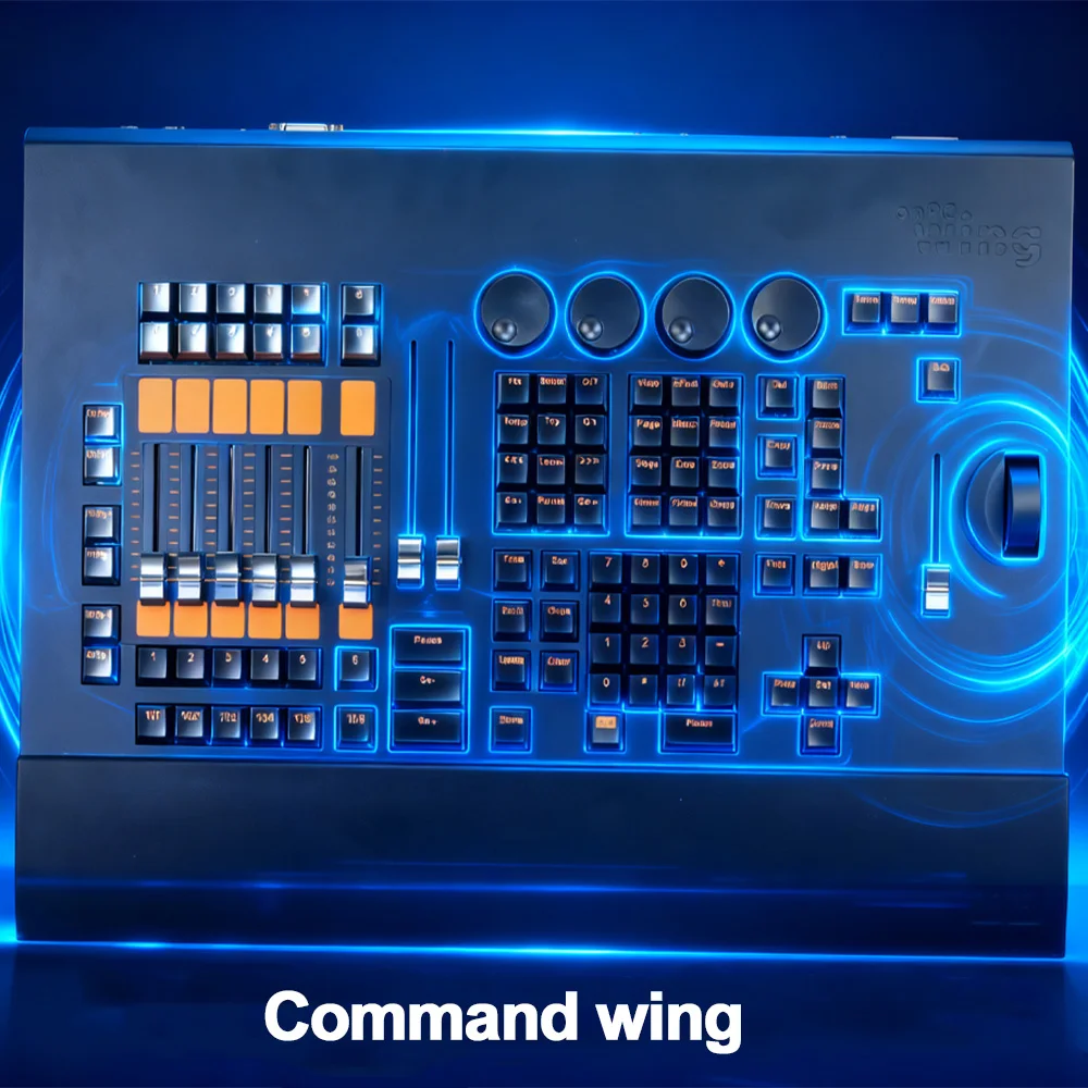 

Контроллер A2 Command Wing DMX512 для освещения сцены, движущаяся голова, вечеринка, клуба, дискотеки, профессиональная консоль, барные огни
