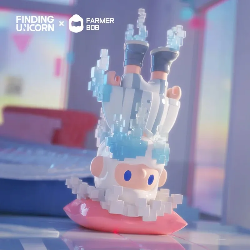 

Finding Unicorn FARMER BOB Next Generation Pixel Universe Series Blind Box Toys Guess Bag Mystery Box Mistery Caixa Action Figur