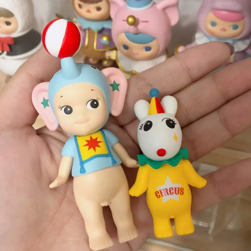 Горячая ограниченная серия, оригинальные слепые коробки Sonny Angel Circus первого поколения, милые высококачественные мини-модели ручной работы, подарки на день рождения