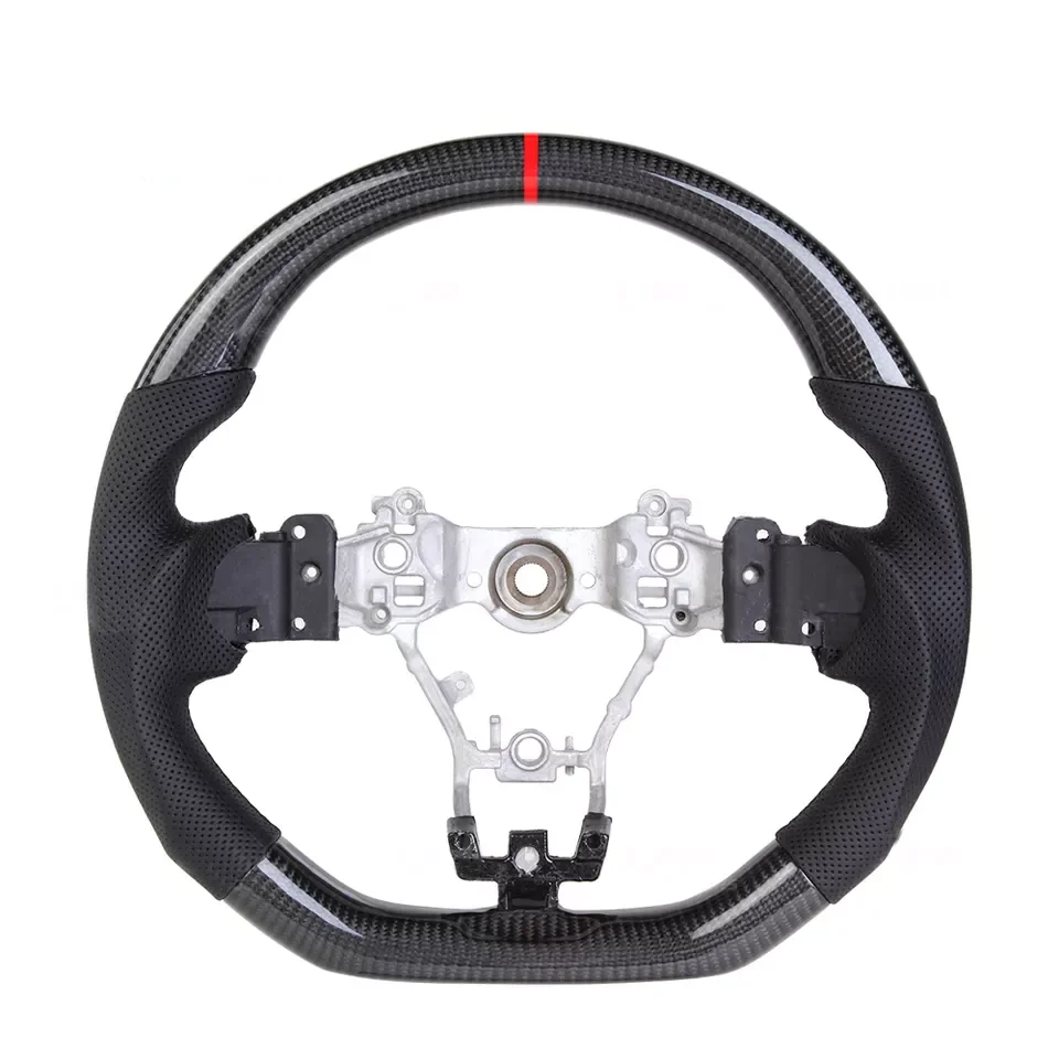 

Real Carbon Fiber Steering Wheel Fit For Subaru WRX STI 2015 2016 2017 2018 2019 2020 Car Steering Wheel