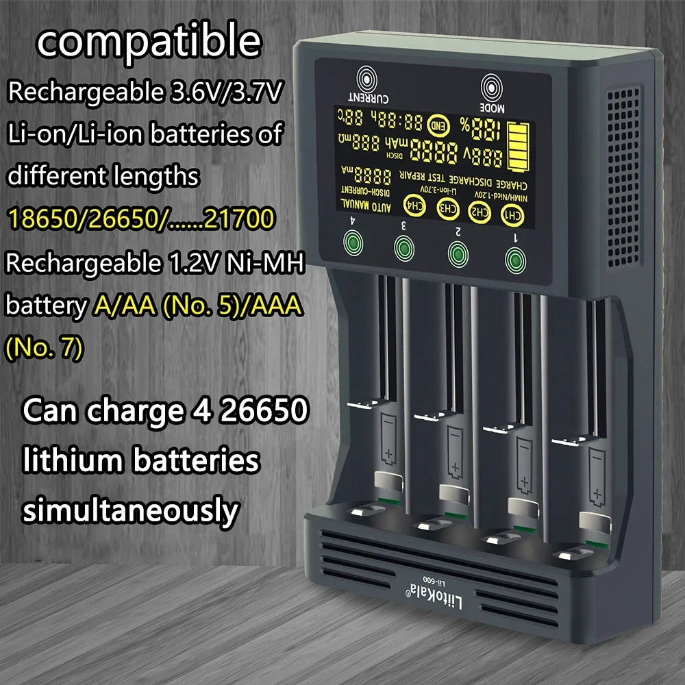 LiitoKala Lii-600 Rechargeable Battery Charger – Only .29! LiitoKala Lii-600 Rechargeable Battery Charger – Only .29!