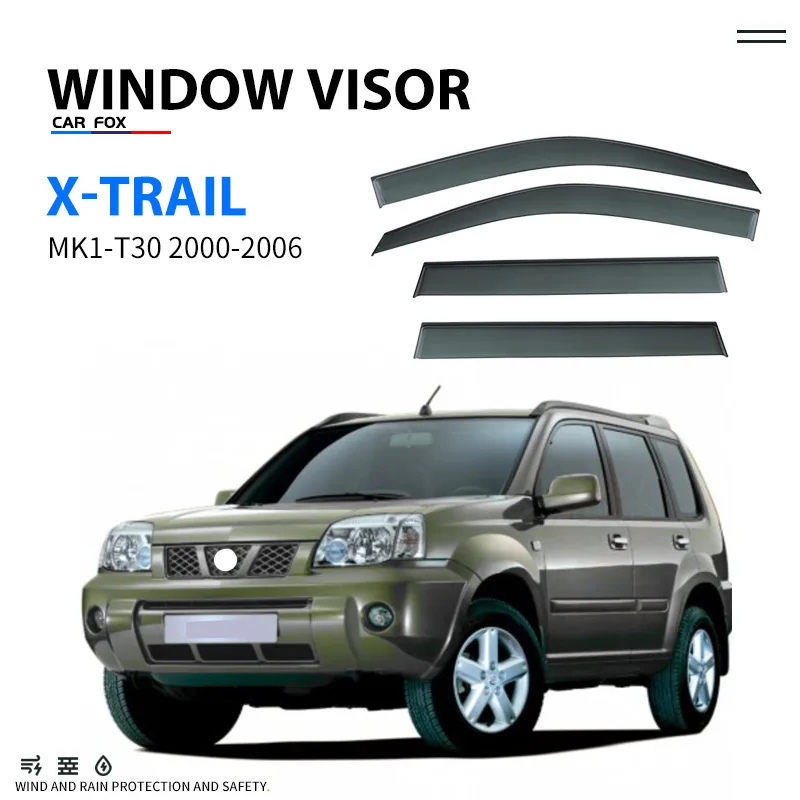 set-di-4-deflettori-per-finestrini-per-nissan-x-trail-mk1-t30-2000-2006-protezione-da-sole-e-pioggia