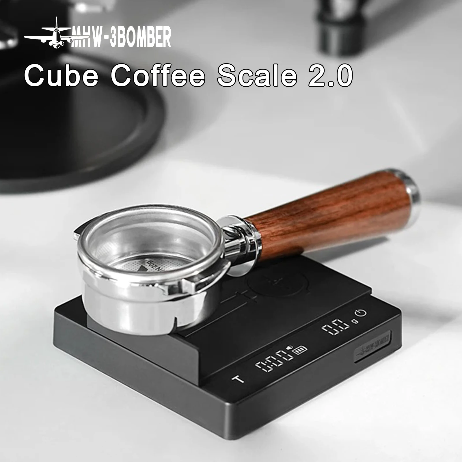 

MHW-3BOMBER умные весы для кофе, таймер 2 кг/0,1 г, высокоточные кухонные весы, капельные весы для кофе, эспрессо, домашние инструменты для бариста