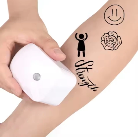 

MHT-JT01 Mini Portable Hand-Held Inkjet Printer Waterproof And Colorfast Temporary Tattoo Printer On Skin Stock Product