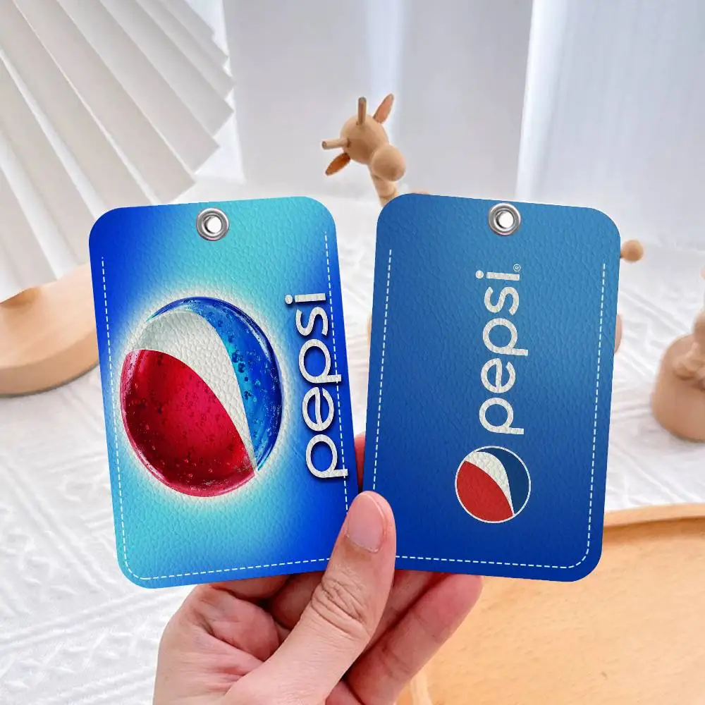 

Модный художественный принт с логотипом P-pepsi, персонализированный держатель для карт с принтом, подходит для держателя, чехол для дверной карты для девочек, держатель для бейджа, брелок