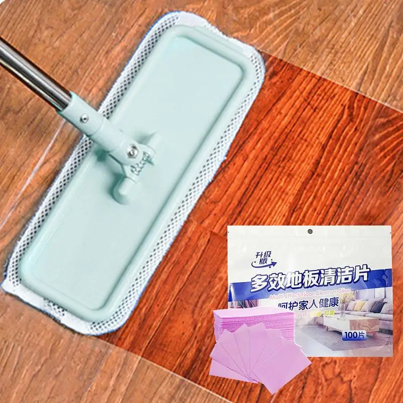 Floor Cleaning Sheets For Mopping Water Soluble Floor Cleaning Tablets Sheets Floor Cleaner Sheets Compact Scented Multi-surface