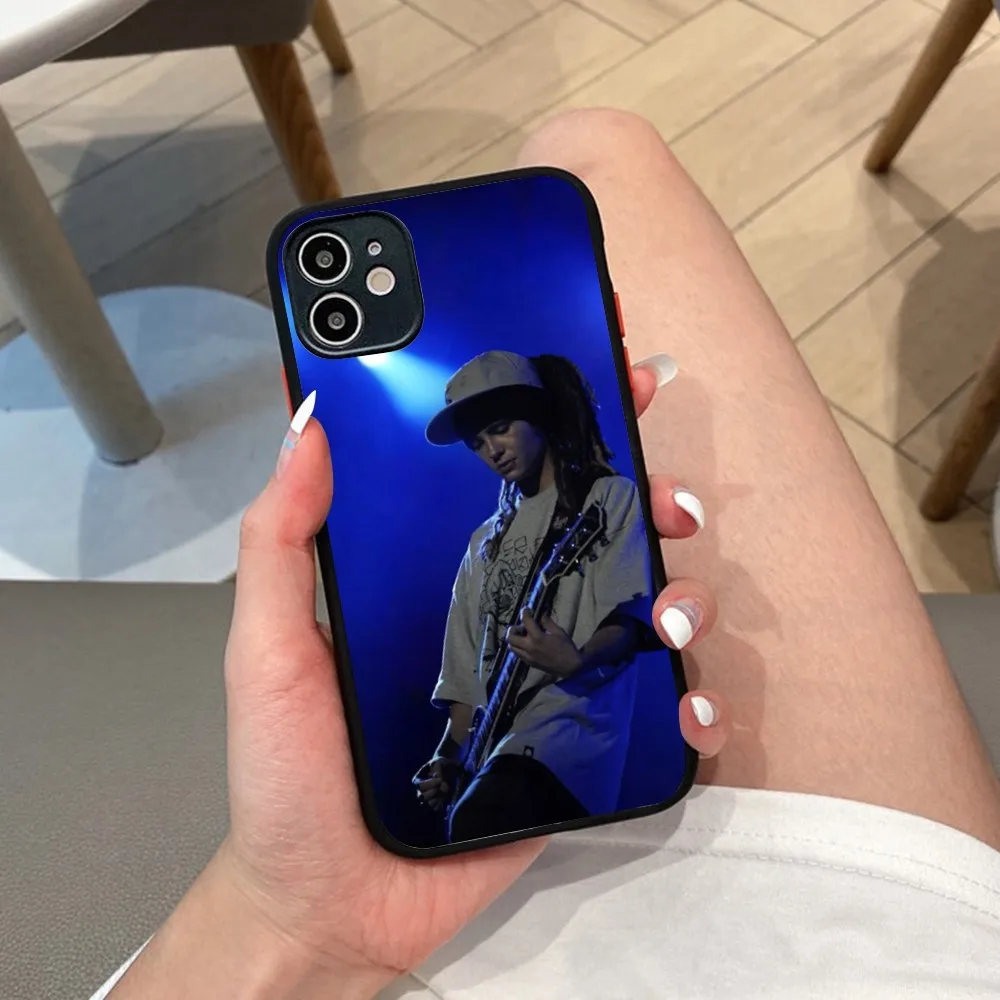 Singer Bill Tom Kaulitz Tokio Hotel Phone Case For iPhone 14 X XR XS 7 8 Plus 11 12 13 pro MAX 13mini Matte Shockproof Case