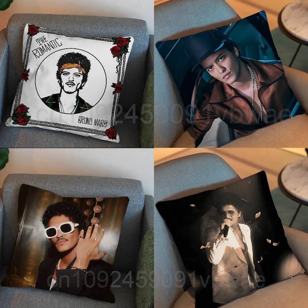 

The Romantic Bruno Mars Cushion Cover Suitable For Sofa Car Bedroom Office Cushions Decorative Pillow Case