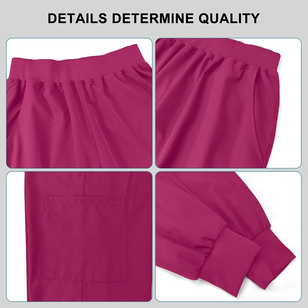 Groothandel SPA Uniform Arts Verpleegkundige Scrub Verpleging Uniform Vrouwen Jogger Verpleging Scrubs Uniformen Set Multi Gekleurde Werkkleding