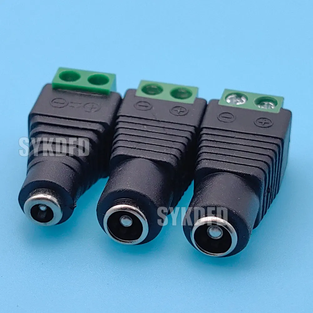 1/3/5PCS Male Female DC Power Plug 3.5x1.35/ 5.5 x 2.1/5.5*2.5MM 12V 24V Jack Adapter Connector Plug CCTV