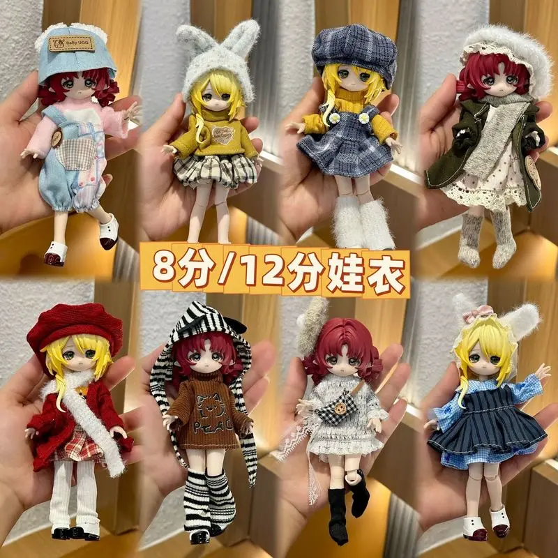 Solo vestiti vestito per 11-17 cm Penny Bang Ni Tu A Si Ti Bjd bambola 8/12 autunno/inverno stile Ob vestiti per bambole ragazze regali a sorpresa