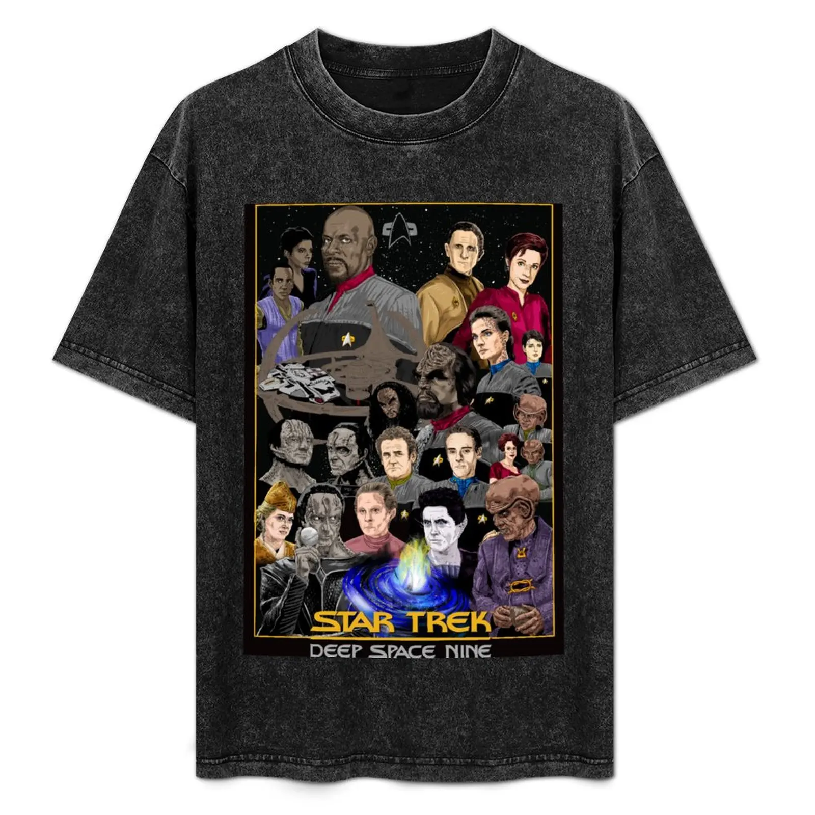 

Star Trek: Deep Space Nine T-Shirt customizeds for a boy mens graphic t-shirts hip hop
