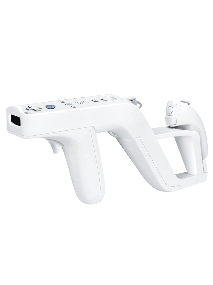 Manette de jeu pour Nintendo Wii, pistolet Zapper détachable, télécommande Nunchuk Motion Plus pour le tir, jeux de Sport, accessoires de jeu